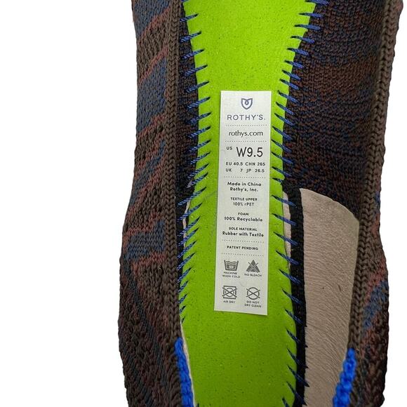 Rothy’s The Square Sapphire Zebra‎ Limited Edition Women’s Size 9.5 - Picture 9 of 9